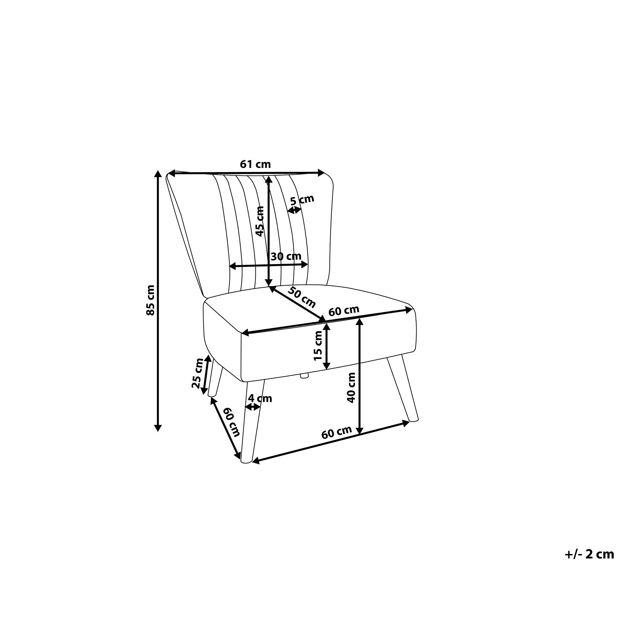 Fotel różowy VAASA