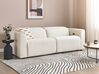 2 Seater Corduroy Electric Recliner Sofa with USB Port Beige ULVEN_911595