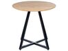 Odkládací stolek světlé dřevo/černý ATOKA_851295