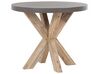 Round Concrete Garden Dining Table ⌀ 90 cm Grey OLBIA_806356