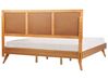EU Super King Size Bed Light Wood ISTRES_912592