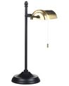 Lampada da tavolo metallo nero e oro 52 cm MARAVAL_851467