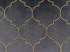 Dekokissen marokkanisches Muster Samtstoff grau / gold 45 x 45 cm 2er Set ALYSSUM_877683