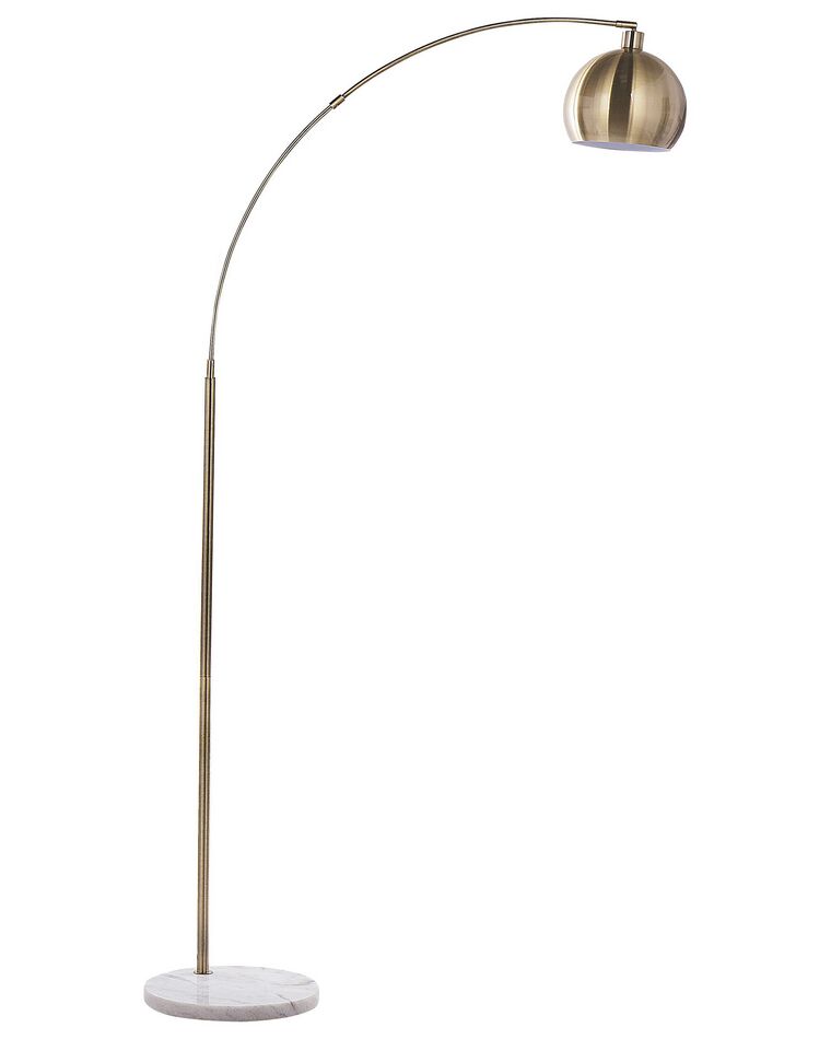 Metal Floor Lamp Brass PAROO_702331
