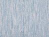 Teppich hellblau 140 x 200 cm Kurzflor DERINCE_644916