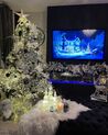 Set of 3 Decorative Christmas Trees with LED White KIERINKI_845729