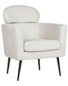 Fabric Armchair White SOBY_875196