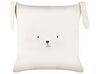 2 Cotton Kids Cushions with Bunny Motif 45 x 45 cm Light Beige CONEY_913200