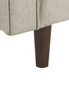 Fabric Armchair Taupe NURMO_896351