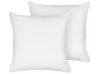 Set of Polyester Bed Low Profile Pillow 80 x 80 cm TRIGLAV_882513