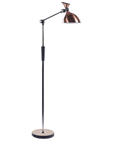 Candeeiro de pé LED cor de cobre 169 cm ANDROMEDA