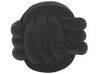 Coussin noeud noir en forme de balle 30 x 30 cm MALNI_790150