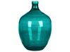 Bloemenvaas glas turquoise 39 cm ROTI_823682