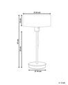 Metal Table Lamp with USB Port Black ARIPO_851360