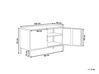 Sideboard Stahl grau matt 2 Türen 100 cm URIA_782632