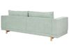 3-istuttava sohva vakosametti mintunvihreä NIVALA_874150