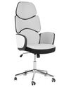 Swivel Office Chair Light Grey and Black SPLENDID_834233