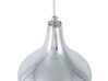 Glass Pendant Lamp Silver SOANA_698662