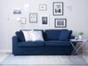 3 Seater Velvet Sofa Navy Blue FALUN_711099