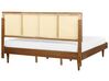Dřevěná postel 180 x 200 cm světlé dřevo AURAY_901753