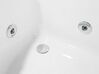 Left Hand Whirlpool Corner Bath with LED 1600 x 1130 mm White PARADISO_680889