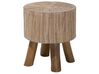 Tavolino da caffè legno di teak chiaro ⌀ 35 cm TULITA_703722