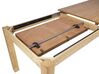 Rozkladací jedálenský stôl 160/240 x 90 cm svetlé drevo MADURA_897138