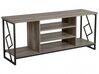 TV Stand Dark Wood and Black FORRES_726150