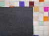Kožený koberec 160 x 230 cm viacfarebný ADVAN_714201