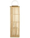 Lanterna em madeira de bambu natural 88 cm BALABAC_873719