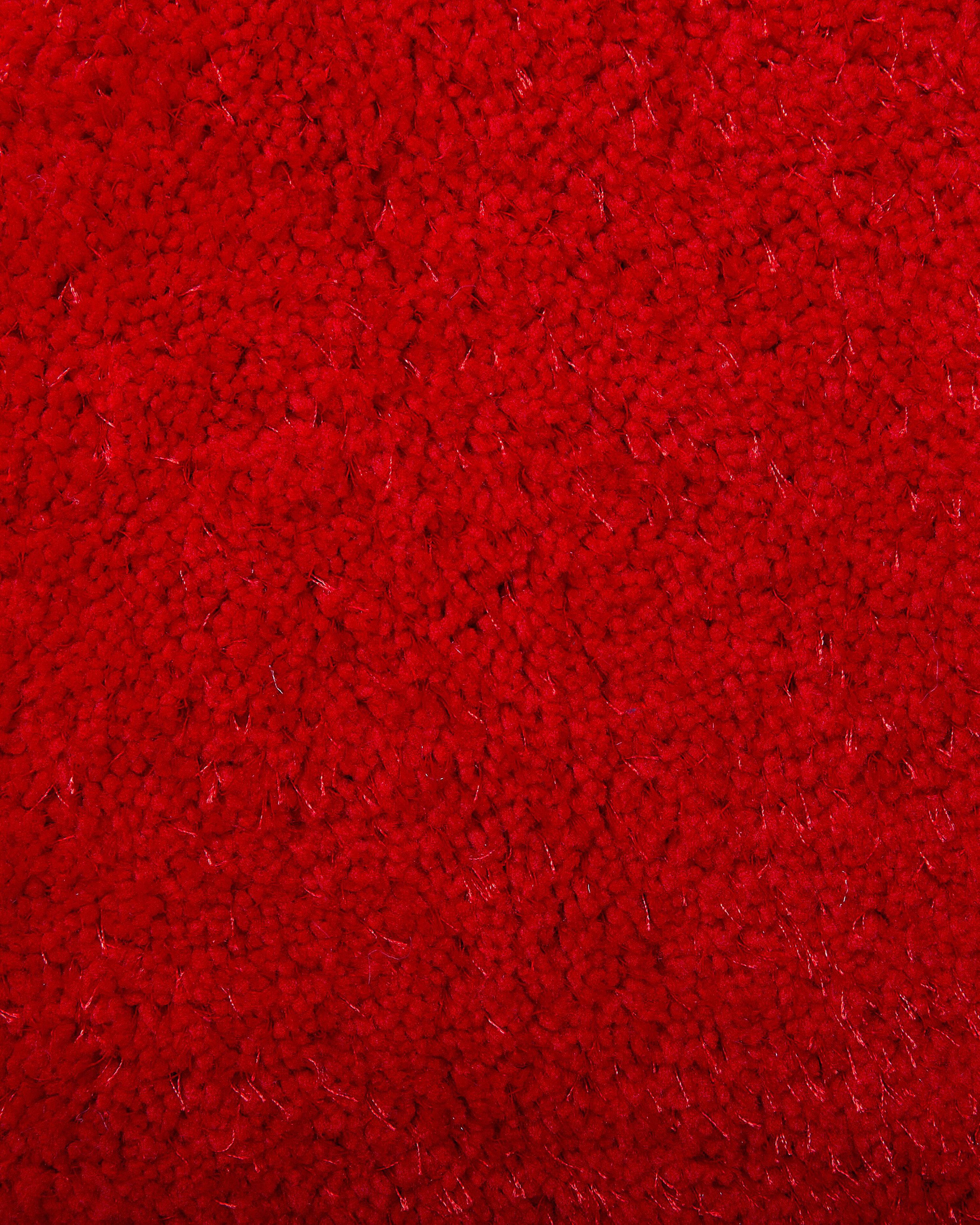 Dywan 200 x 200 cm czerwony DEMRE