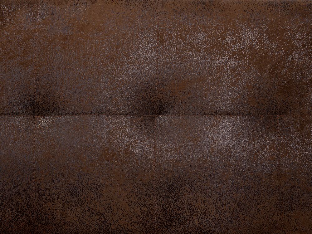 Dark brown hot sale pleather