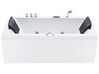 Right Hand Whirlpool Bath with LED 1830 x 900 mm White VARADERO_850705