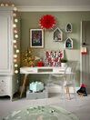 Dressing Table / 2 Drawer Home Office Desk with Shelf 120 x 45 cm White FRISCO_816443