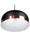 Lampa wisząca metalowa czarno-miedziana PARINA_684682