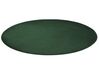 Kulatý viskózový koberec ø 140 cm smaragdově zelený GESI II_793637