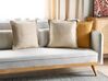 Set of 2 Jute Cushions 45 x 45 cm Beige ELLIOTTIA_885564