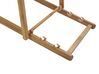 Acacia Folding Deck Chair Light Wood with Off-White ANZIO_779354