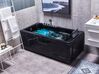 Right Hand Whirlpool Bath with LED 1690 x 810 mm Black ARTEMISA_821189