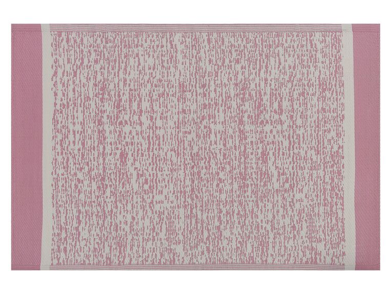 Outdoor Teppich rosa meliert 120 x 180 cm BALLARI_766574