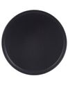 Cache-pot en acier noir 33 x 31 x 88 cm LEIKA_804766