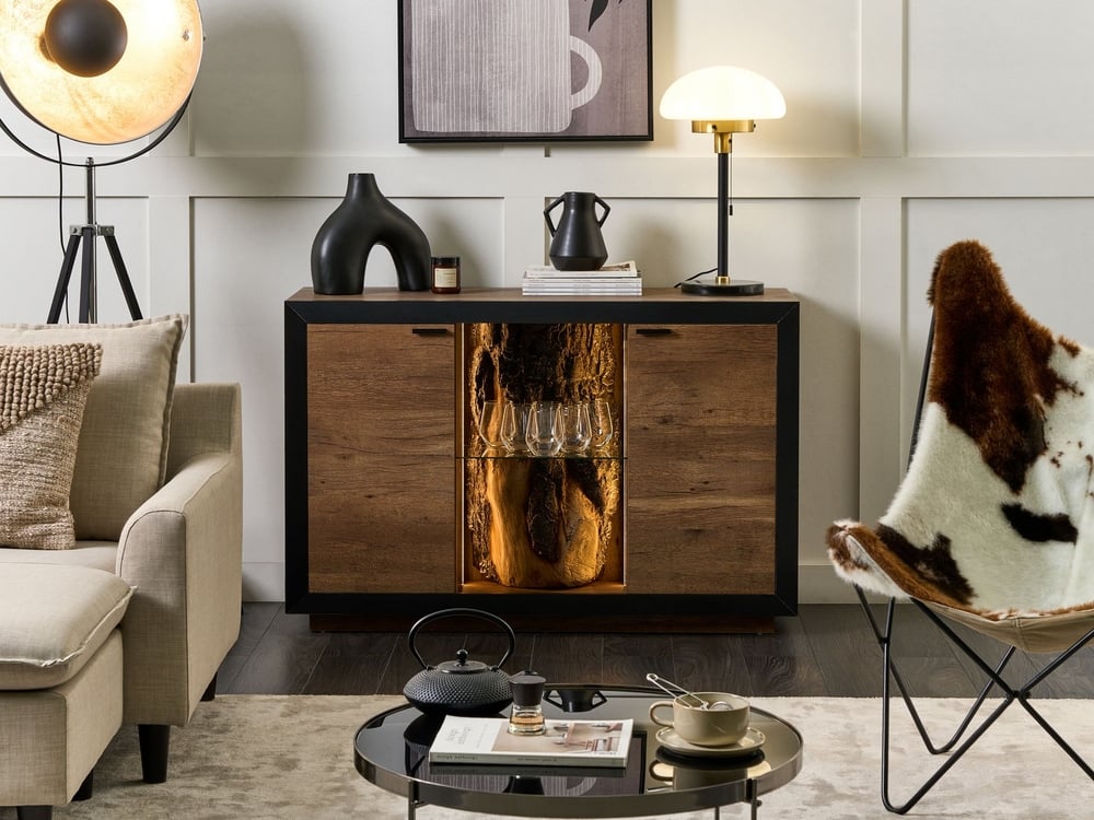 Black 2 door sideboard deals