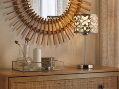 Pöytävalaisin metalli hopea SAJO S Pöytävalaisin metalli hopea SAJO S