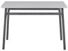 Jedálenská súprava stola a 4 stoličiek sivá/čierna VELDEN_785964