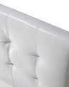 Set of 2 Bar Chairs Faux Leather Off-White MADISON_705559