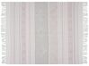 Decke Baumwolle rosa 125 x 150 cm KAMAN_821020