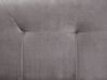 Lit boxspring en velours gris 160 x 200 cm MARQUISE_796777