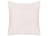 Set of 2 Velvet Cushions Christmas Motif 45 x 45 cm White EXACUM_887889