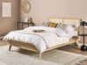 Rattan EU Double Bed Light Wood MONPAZIER_863373