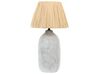 Lampa stołowa ceramiczna szara MATILDE_871507